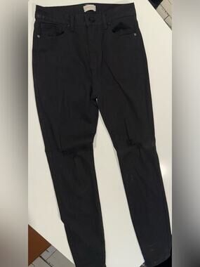 Giselle Black  Distressed Skinny Jeans